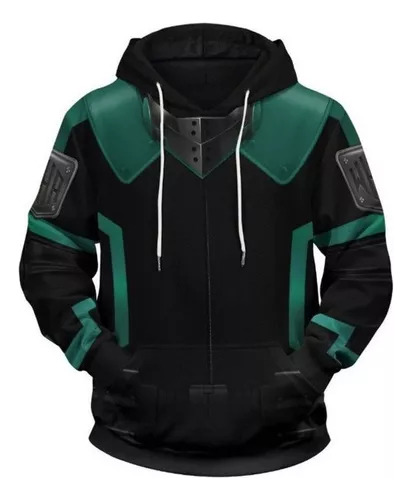 Sudadera Cosplay Deku Mission Midoriya Izuku World Hero