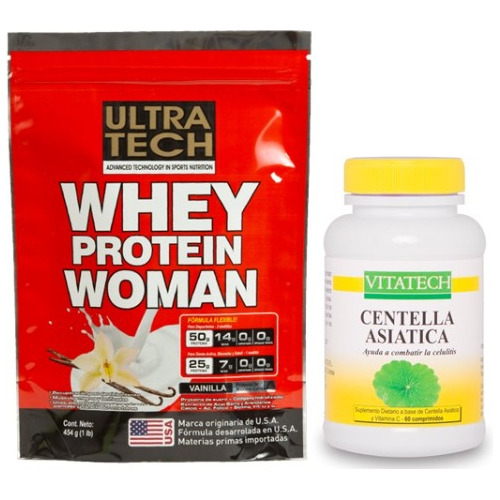 Whey Protein Woman 454 Gr + Centella Asiatica 60 Comp