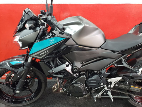 Kawasaki Z 400 Z400 Z-400 Abs 2023 Cinza