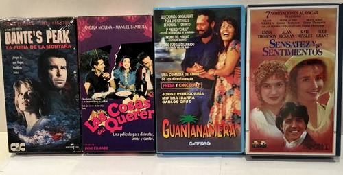 Guantanamera Sensatez Cosas Del Querer Dantes Peak 4 Vhs (Usado)