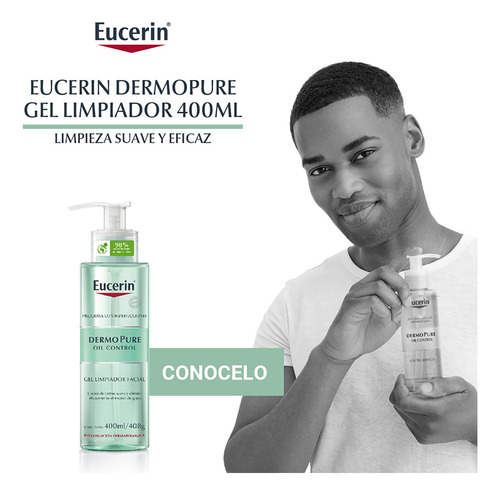 Gel Limpiador Eucerin Dermopure Oil Control X 400 Ml