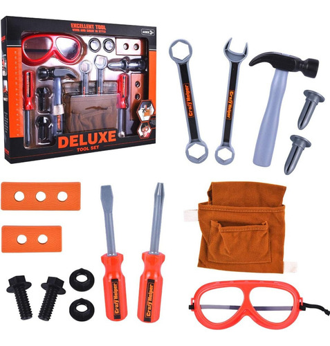 Set De Herramientas Juguete Deluxe Tool Set 15pcs