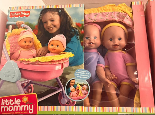 Little Mommy Gemelos Con Carriola Set Descontinuado Nue! (Usado)