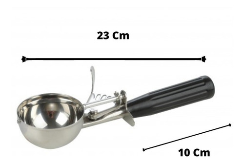 Imagen 2 de 5 de Cuchara Bochera Para Helado Profesional 80 Grs Titanweb