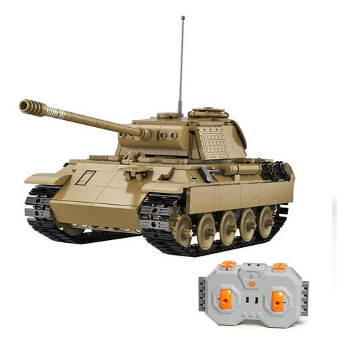 Tanque Panther 907 Piezas 1:35 Radio Control Lego Compatible