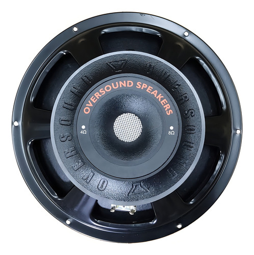 Alto Falante Oversound Woofer 12 Steel 400w Rms 4 Ohms Cor Preto