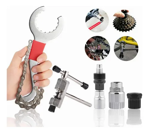 Herramientas Bici Extractor Motor Corta Cadena Llave 5pcs