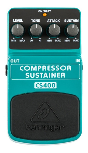 Behringer Cs400 Pedal De Compressor Sustain Dinamico