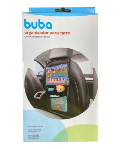 Organizador De Carro Porta Treco Com Case Para Tablet Buba