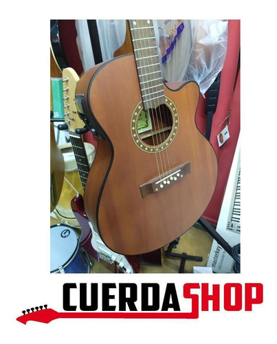 Imagen 3 de 5 de Guitarra Electroacústica Gracia 340 Eq Y Afinador