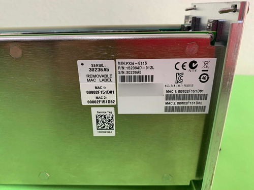 National Instruments Procesador Controlador Integ Pxie-8115 (Usado)