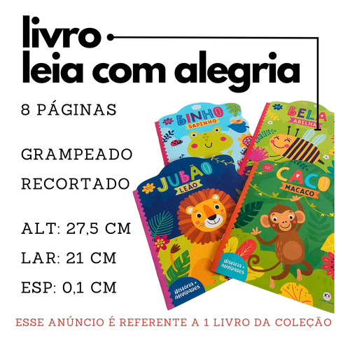 Livro Infantil Leia Com Carinho Bela Abelha Cartonado Recortado