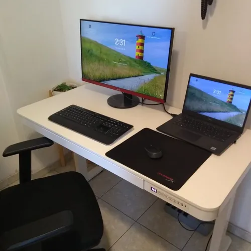 Escritorio Electrico - Standing Desk - Retiro En Deposito Blanco