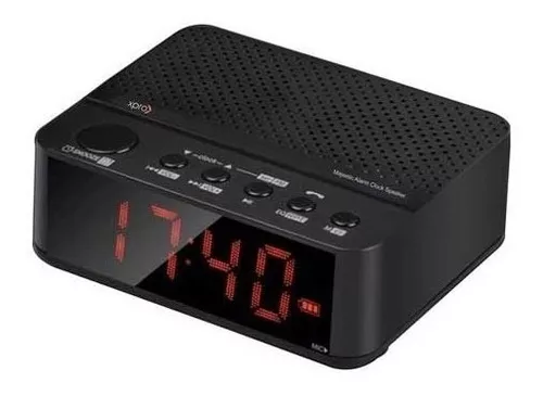 Reloj Despertador Digital Gadnic W1 Parlante Bluetooth Radio FM Alarma