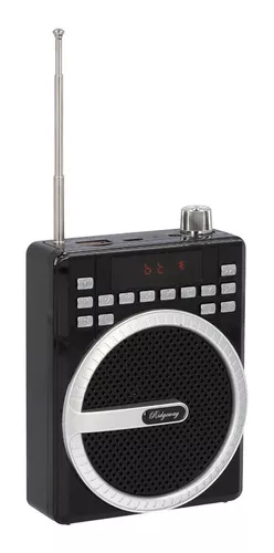 Megafono Bocina Portatil Bt Radio Micro Sd Microfono Aux /e