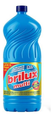 Alvejante Perfumado Com Detergente Brilux Multi 3 Em 1 - 2 L