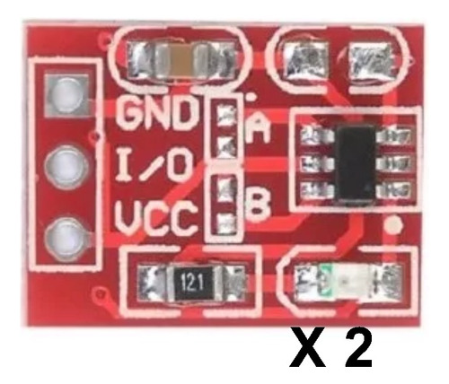 Ttp223 Modulo Boton Tactil Tipo Condensador Solo Canal