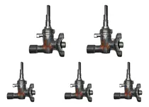 Comprar Kit 5 Registros Ramal Válvula Para Fogão Cooktop Atlas Agile