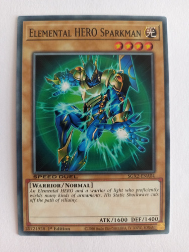 Elemental Hero Sparkman - Common    Sgx2