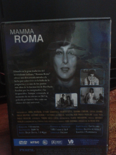Coleccion-cine Italiano-mamma Roma-feos Sucios Y Malos-dvd