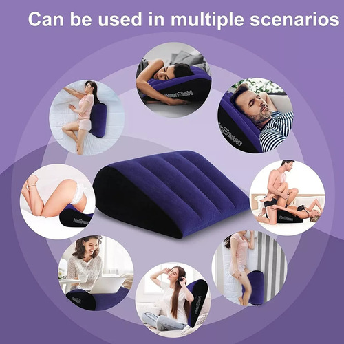 Almohada Triangular Inflable Portabl,cojines Sexuale Con Asa