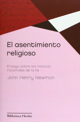 Libro Asentimiento Religioso El De Newmann John Henry Herder