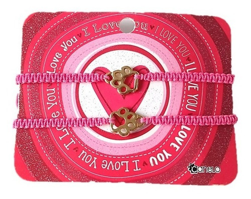 Imagen 4 de 4 de Pulseras Tejidas Para Pareja Regalo Gemelas X2 + Empaque