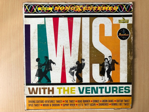 Lp Acetato Vinilo - El Twist Con The Ventures. Rock, Twist