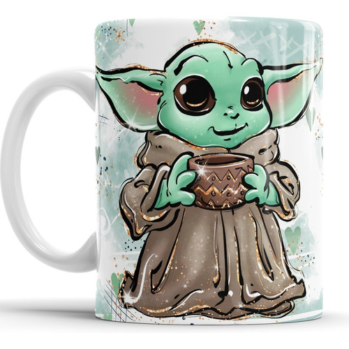 Taza De Cerámica Baby Yoda - Mandalorian Star Wars *