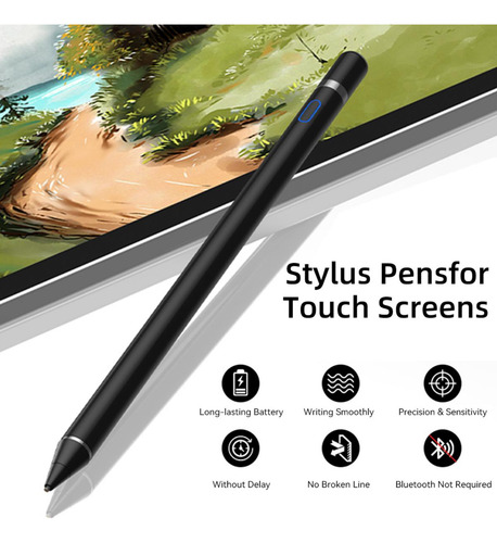 Lápiz Capacitivo Activo Para Ios Y Android Stylus Para iPad