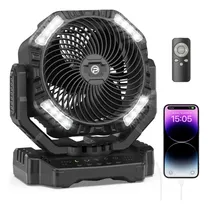 Comprar Ventilador De Campamento, Ventilador Oscilante Recargable De