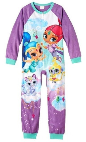 Pijama Shimmer And Shine Para Niñas De Nickelodeon