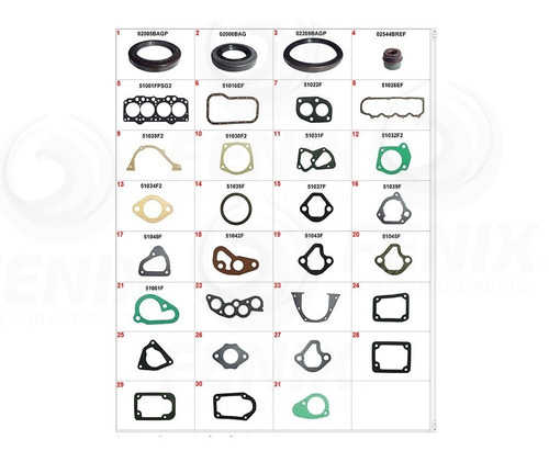 Empaquetadura Motor Completa Fiat Uno 1.3