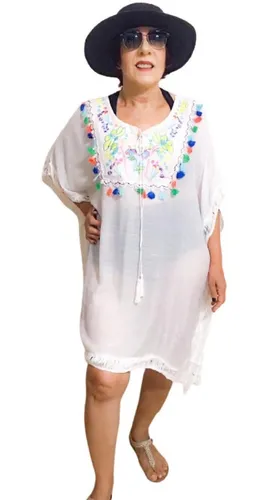 Roupa de praia para senhora hot sale