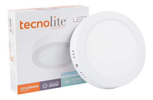 Lampara Led De Techo Ankaa2 Luz De Dia Blanco 12w Tecnolite