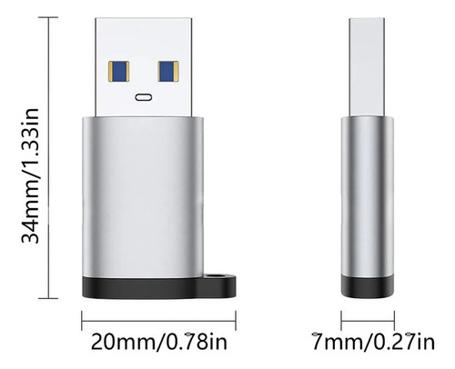 Adaptador Usb Tipo C Adaptador Usb Adaptador De Cable Usb 3.