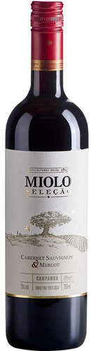 Vinho Tinto Seco Cabernet Sauvignon, Merlot Miolo Seleção adega Miolo Wine Group 750 ml