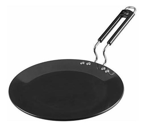 Vinod Utensilios De Cocina Tawa Anodizado Duro, Negro, 26,5 