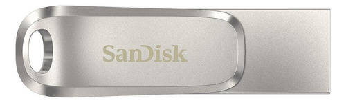 Pendrive SanDisk Ultra Dual Drive Luxe 256GB 3.1 Gen 1 plateado