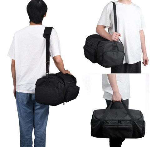 Funda Protectora Acolchada Impermeable Para Jbl Partybox On The Go, Bolsa De Transporte Portátil Con Bolsillos Para Micrófonos Y Accesorios, Antigolpes