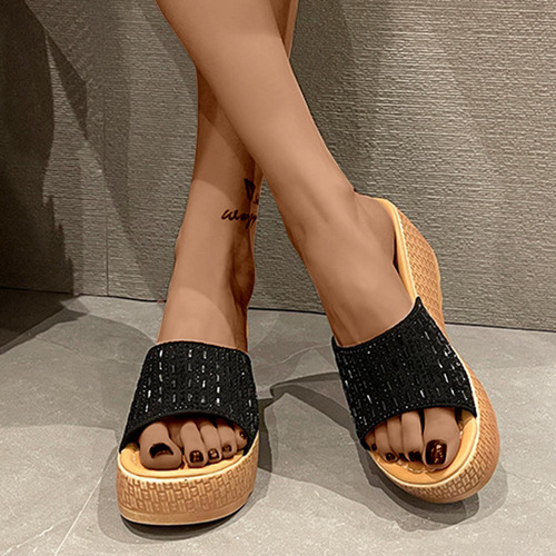 Zt Sandalias Y Pantuflas De Moda Para Mujer Con Inclinación