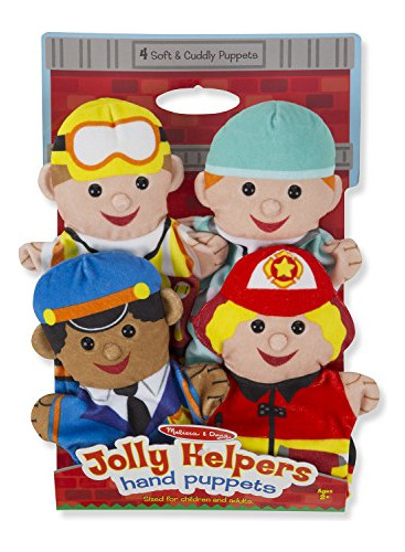 Melissa Doug Jolly Helpers - Juego De 4 Marionetas De M...