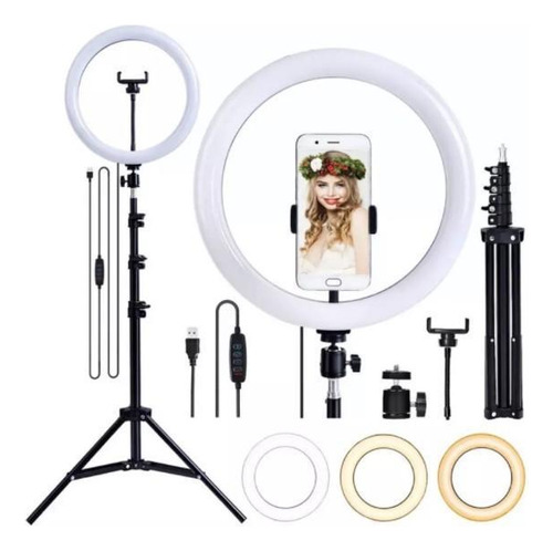 Kit Ring Light Profissional 12 Polegadas - 30cm