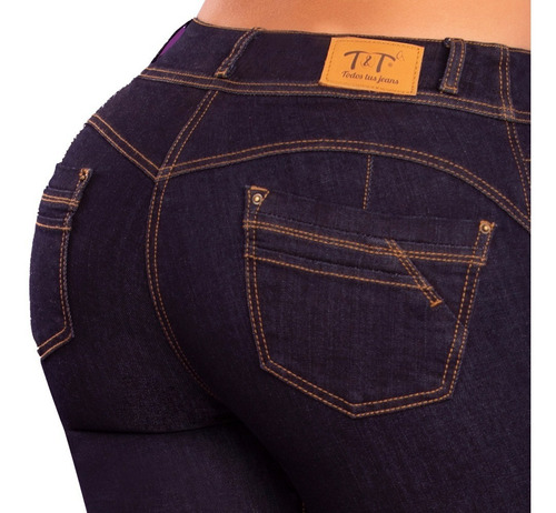 Jeans Colombiano Levanta Cola Ochentero Gacela Tyt