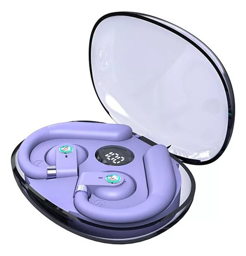 Fone De Ouvido Sem Fio Tws 8h Wireless Acústica Rs54 Cor Azul