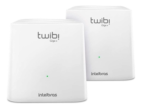Kit 2 Unidades Roteador Intelbras Twibi Mesh Giga+ Wi-fi 