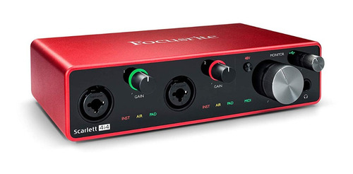 Focusrite Scarlett 4i4 Tercera Generacion Sellado En Stock