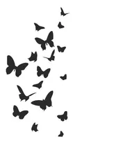 Comprar  Stencil Mariposa P\u002Fusar Con Aerografo O Pincel Reutilizable