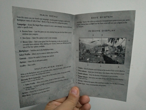 Jogo Nitendo Wii Call Of Duty - World At War Completo - Eua (Usado)