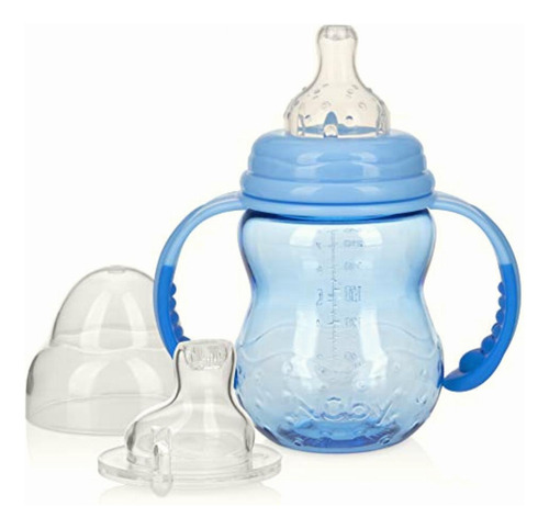 Nuby Botella De Cuello Ancho Tritan De 3 Etapas Para Crecer